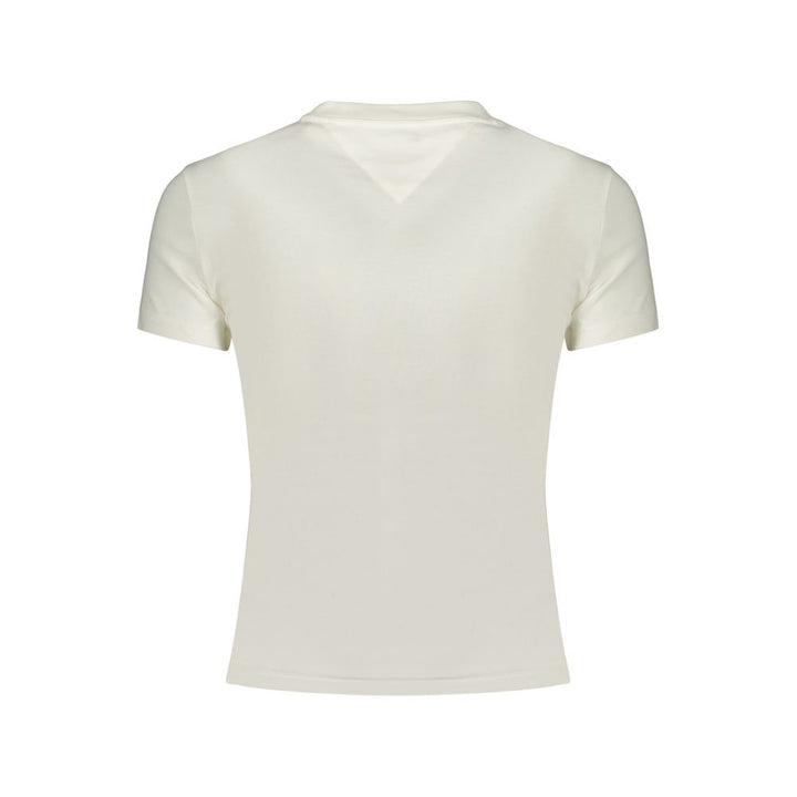 Tommy Hilfiger Bianco Cotton Women's T-Shirt