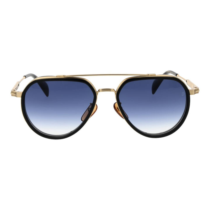 David Beckham Black Metal Sunglasses