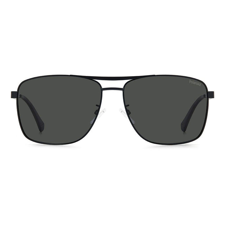 Polaroid Black Metal Sunglasses
