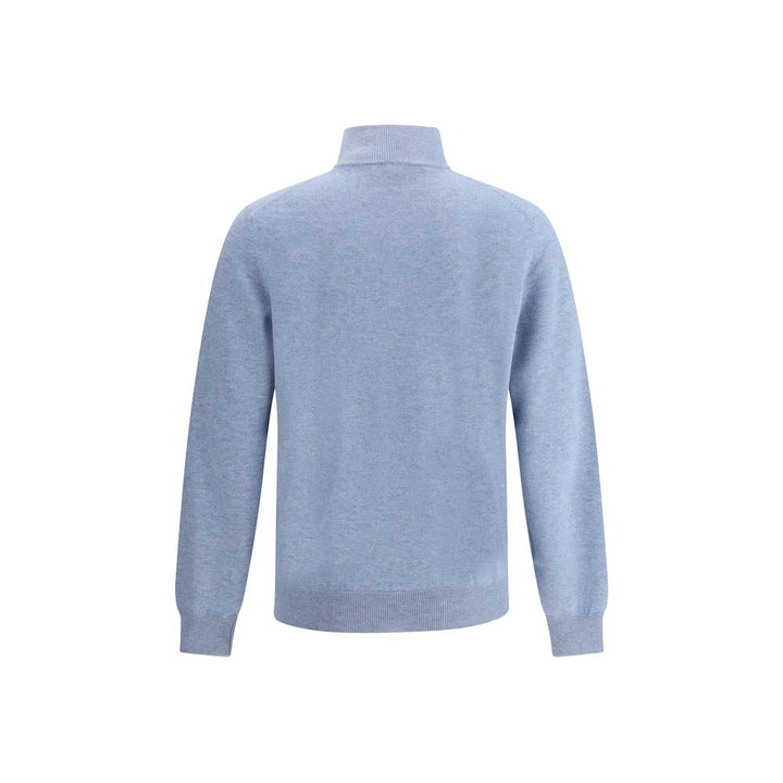 Brunello Cucinelli Blue Cashmere Sweater