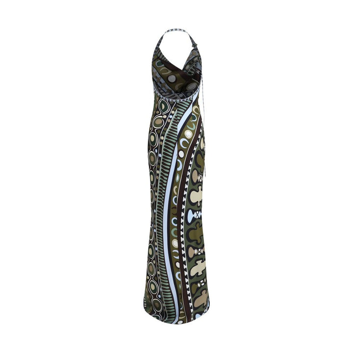 Emilio Pucci Multicolor Silk Long Dress