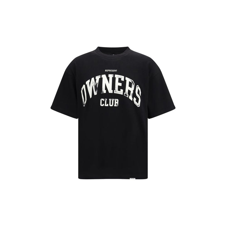 Represent Black Cotton T-Shirt