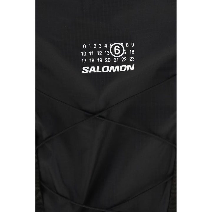 MM6 Black Nylon Backpack