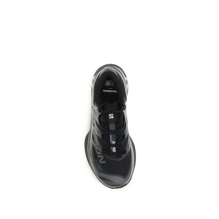 MM6 Black Polyamide Athletic Sneakers