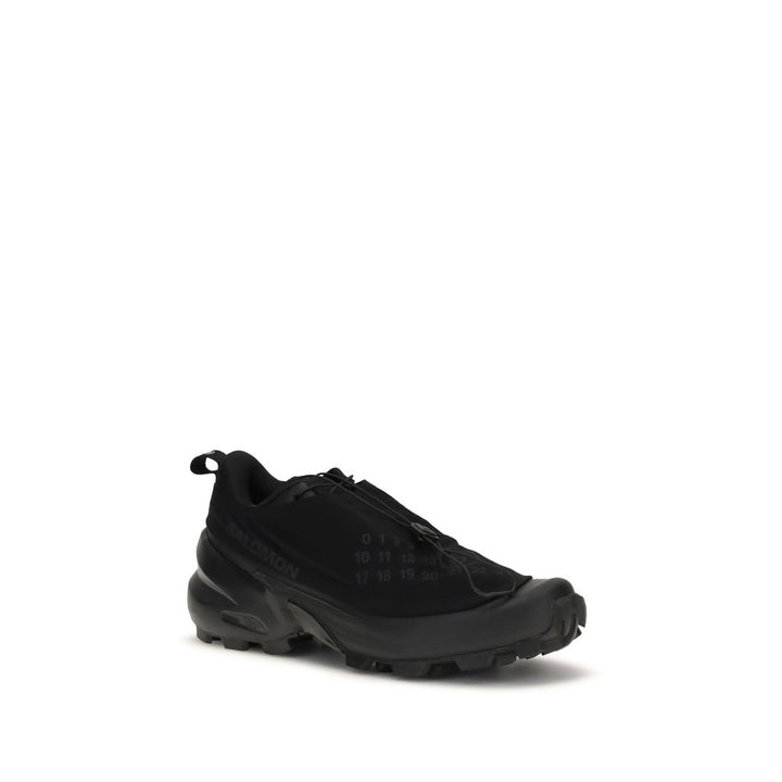 MM6 Black Polyester Athletic Sneakers