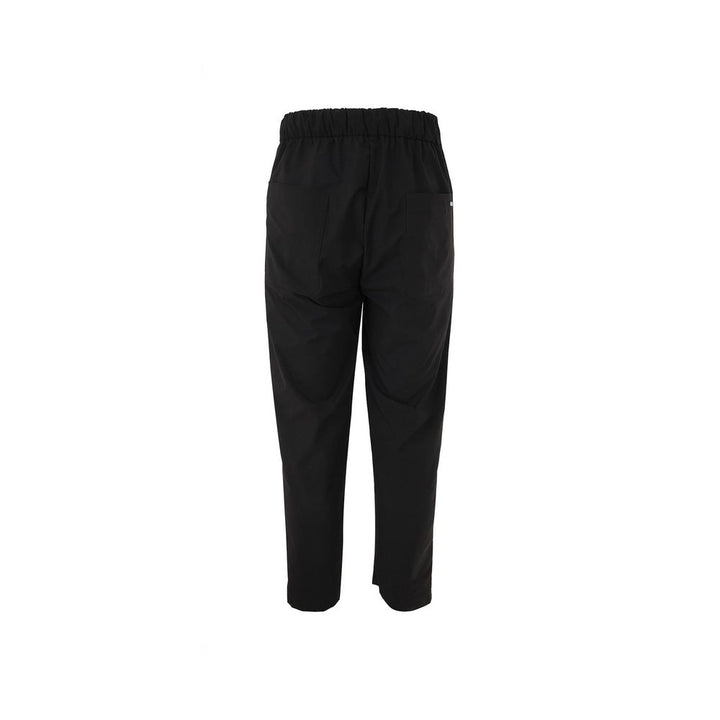 Herno Black Polyester Casual Pants