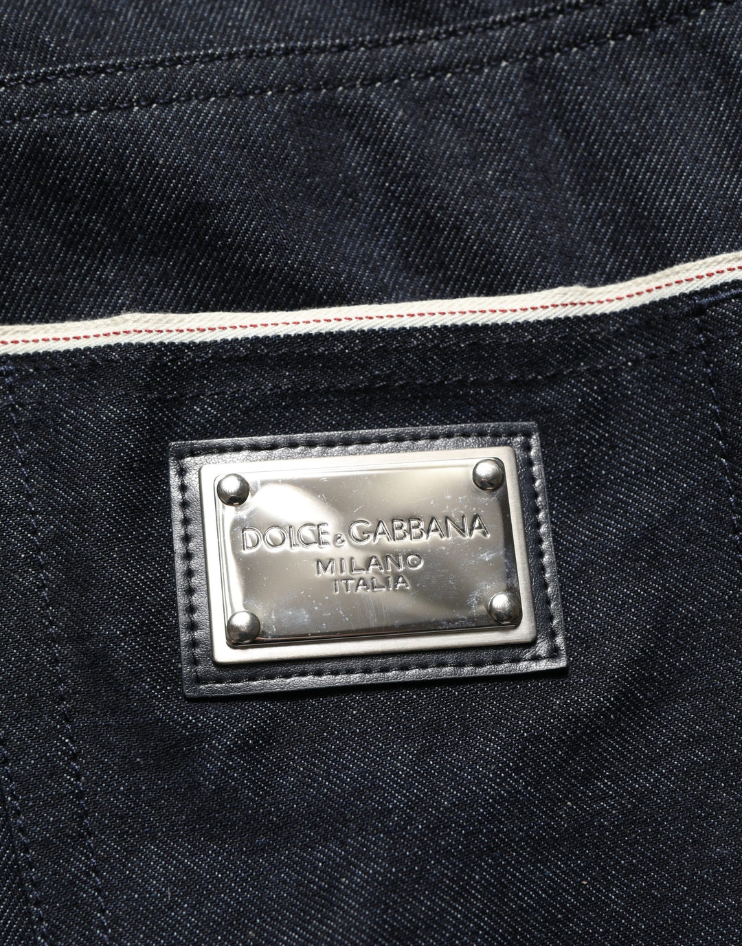 Dolce & Gabbana Black Cotton Mid Waist Classic Men Denim Jeans