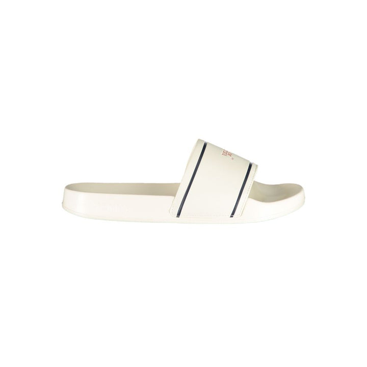 Tommy Hilfiger White Polyurethane Women's Slipper