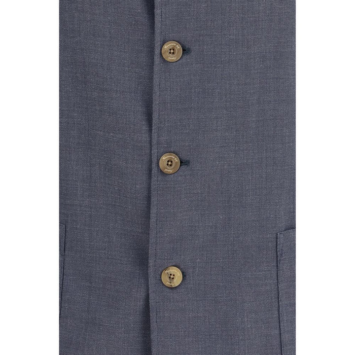 Finamore Gray Wool Oves Aries Jacket