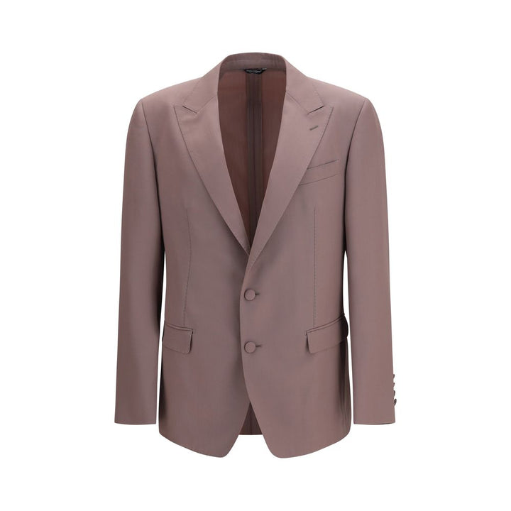Dolce & Gabbana Brown Wool Oves Aries Jacket