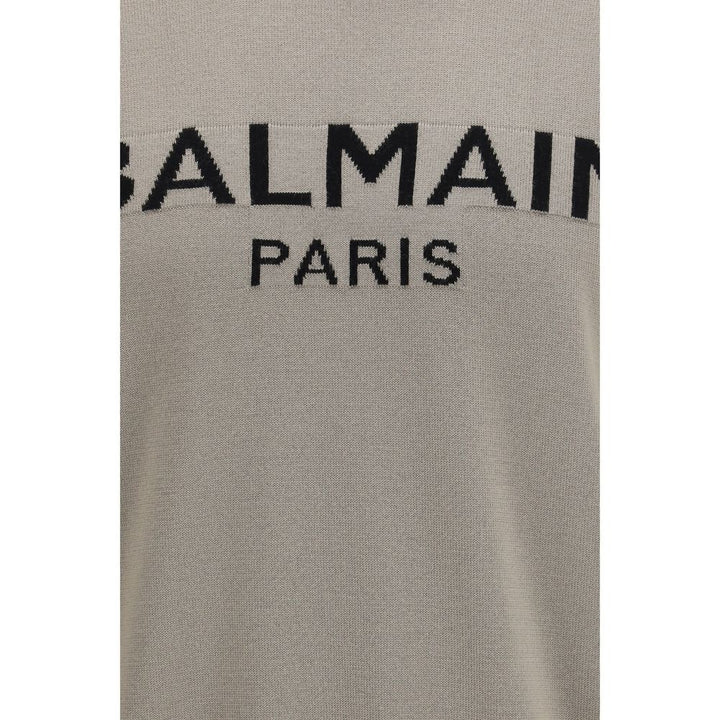 Balmain Bicolor Wool Oves Aries Sweatshirt