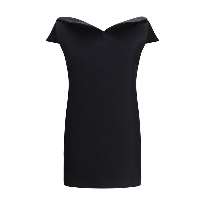 Balenciaga Black Wool Oves Aries Cocktail Dress