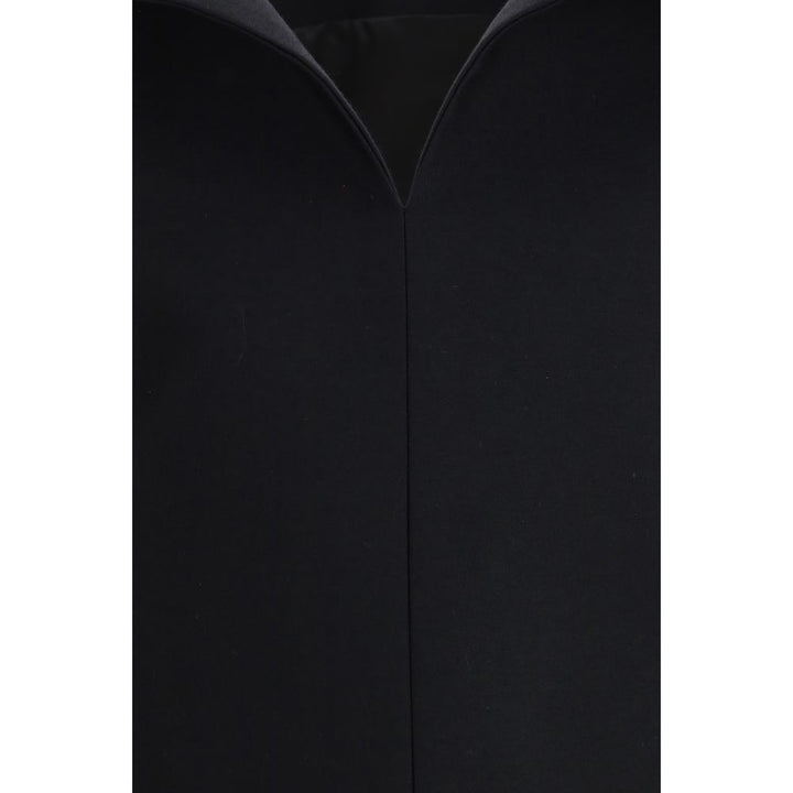 Balenciaga Black Wool Oves Aries Cocktail Dress