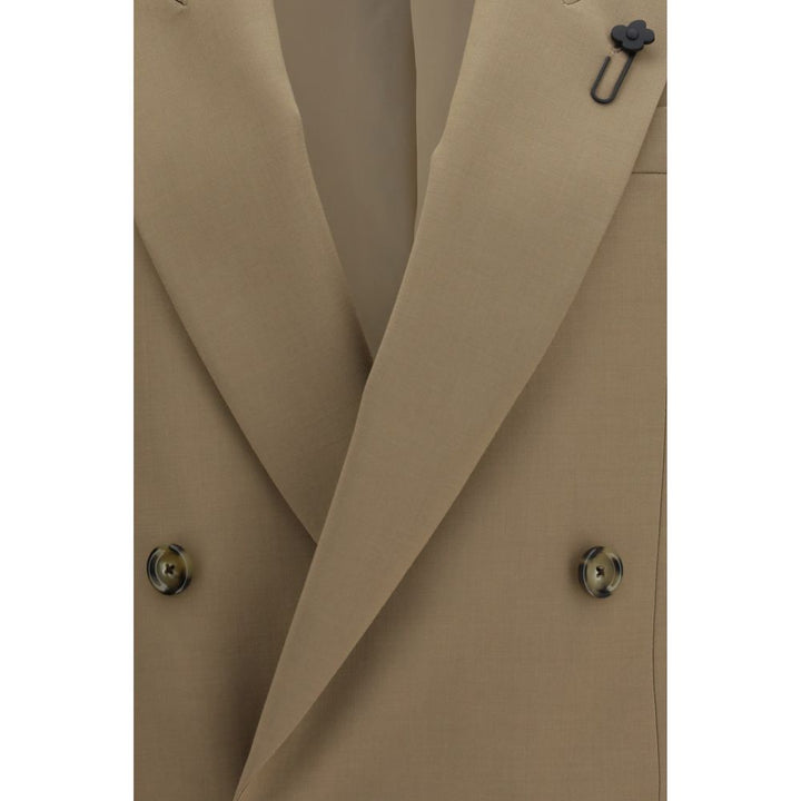 Lardini Beige Wool Oves Aries Blazer