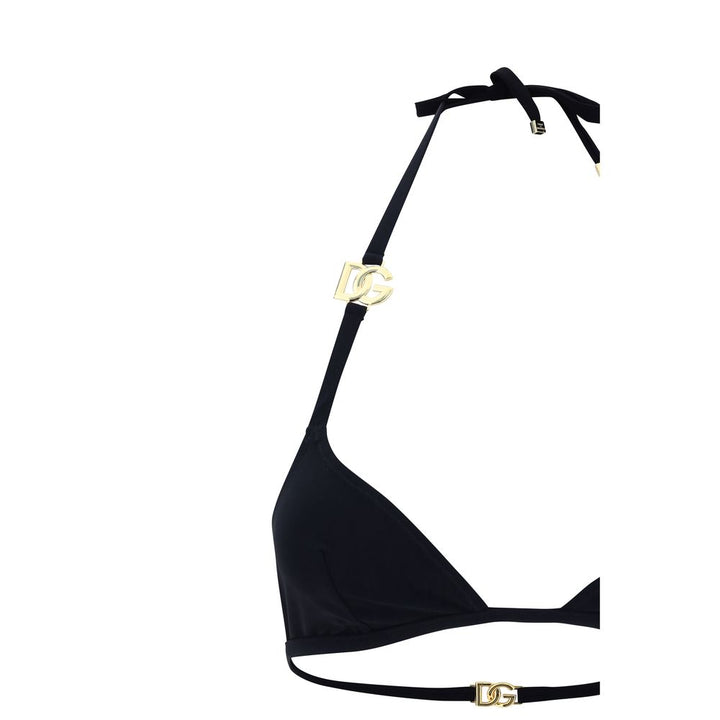 Dolce & Gabbana Black Nylon Bikini