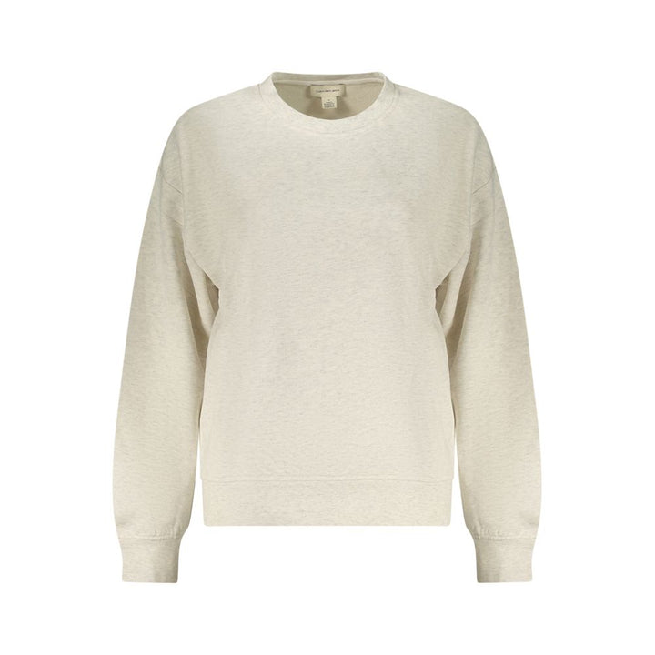 Calvin Klein Gray Cotton Women's Sweatshirt