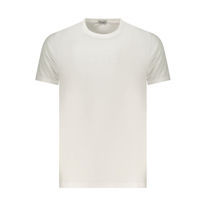 Coveri Moving White Cotton Men's T-Shirt