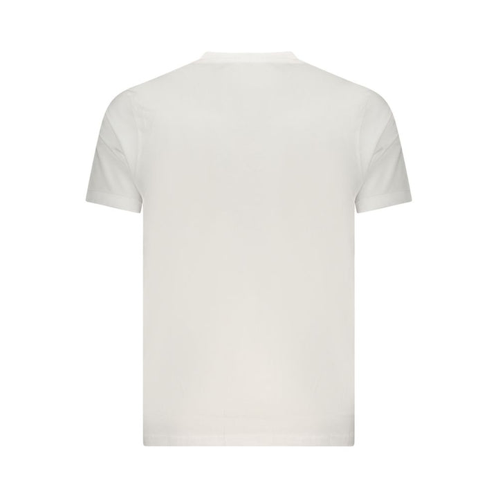 Coveri Moving White Cotton Men's T-Shirt
