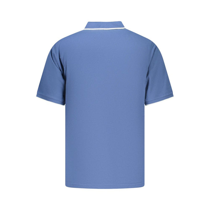 Coveri Moving Blue Cotton Men's Polo Shirt
