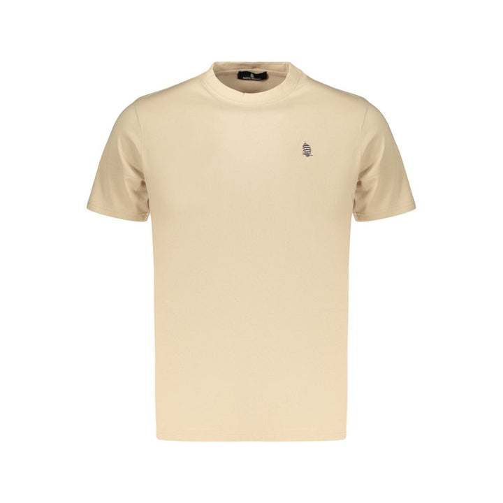 Marina Yachting Beige Cotton Men's T-Shirt