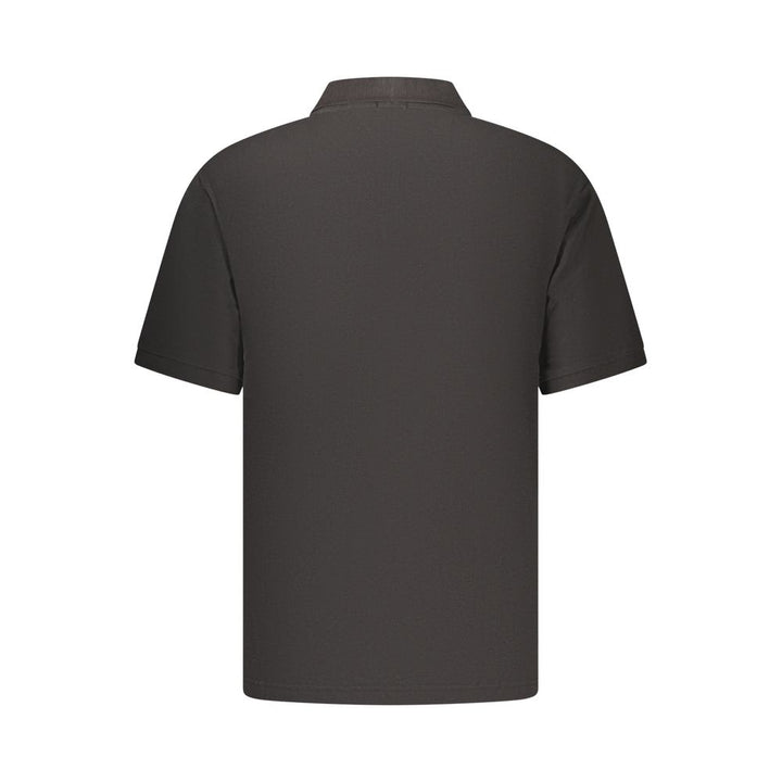 Rifle Black Cotton Men's Polo Shirt