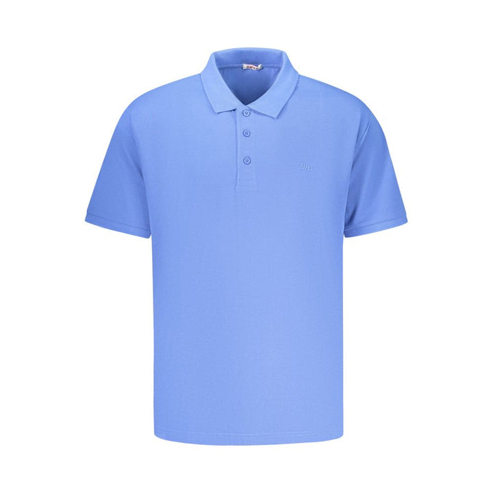 Rifle Blue Cotton Men's Polo
