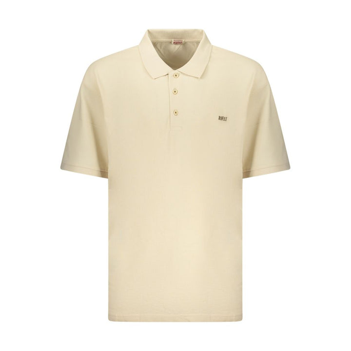 Rifle Beige Cotton Mens Polo