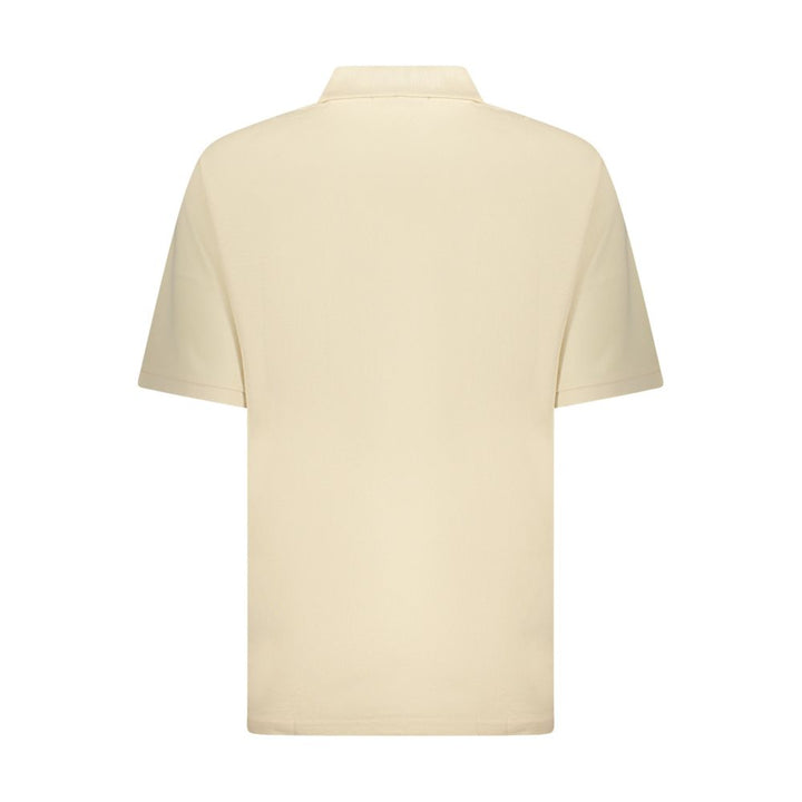 Rifle Beige Cotton Mens Polo