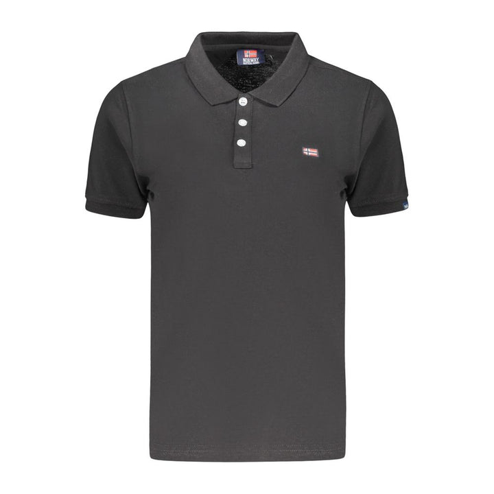Norway 1963 Black Cotton Women's Polo Shirt