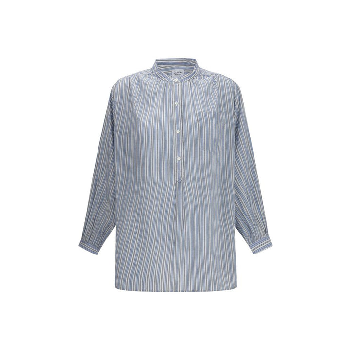 Marant Etoile Blue Cotton Blouse