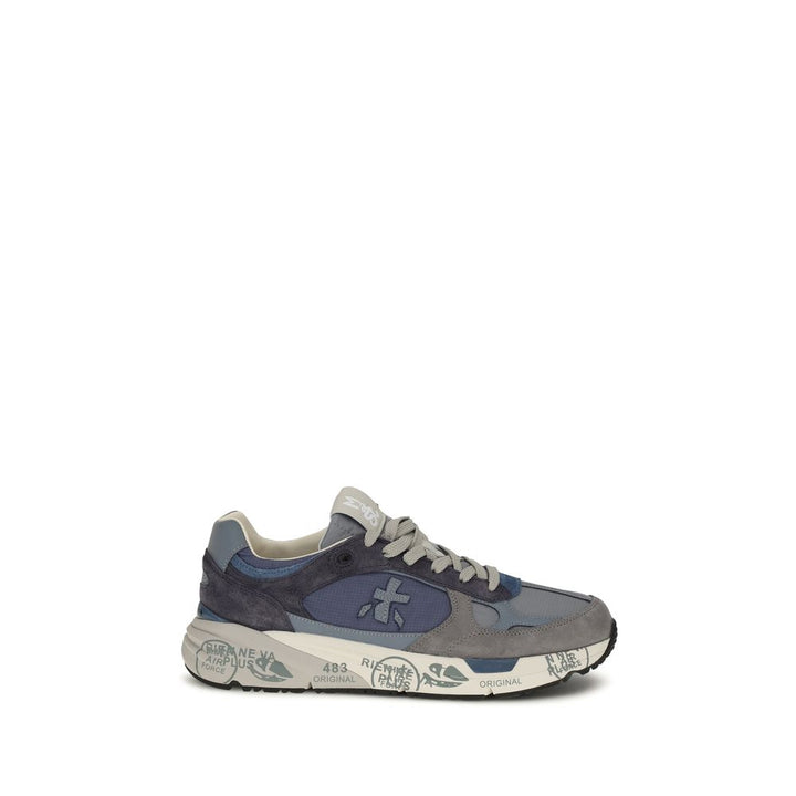 Premiata Blue Polyamide Chunky Sneakers