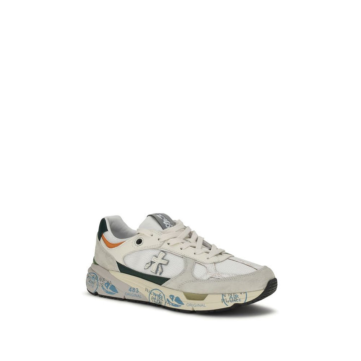 Premiata White Polyamide Athletic Sneakers