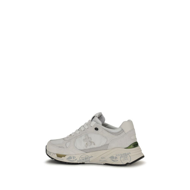 Premiata White Polyamide Chunky Sneakers