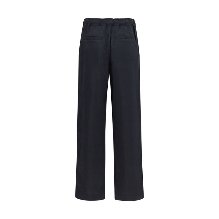 Marant Etoile Black Viscose Casual Pants