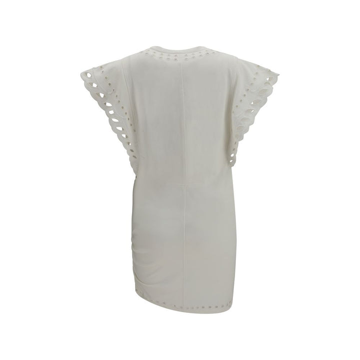Marant Etoile White Cotton Casual Dress