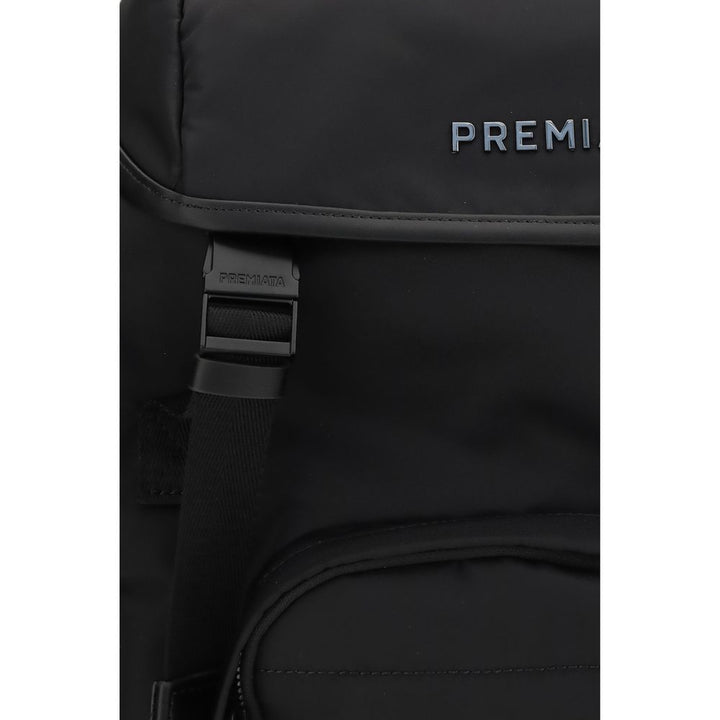 Premiata Black Nylon Backpack