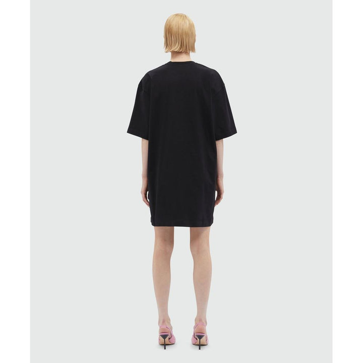 MSGM Black Cotton Casual Dress