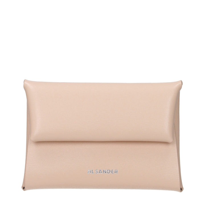 Jil Sander Pink Leather Wallet