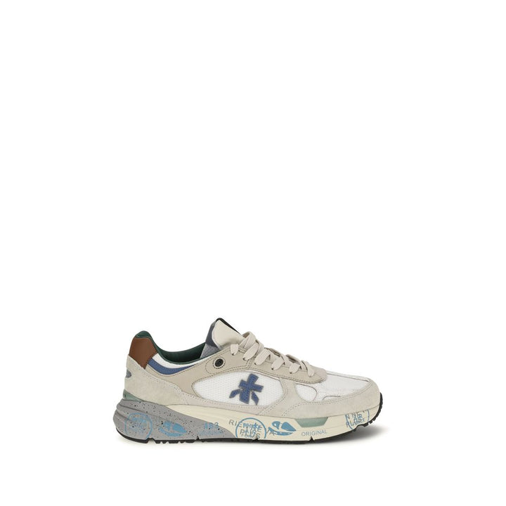 Premiata White Polyamide Athletic Sneakers