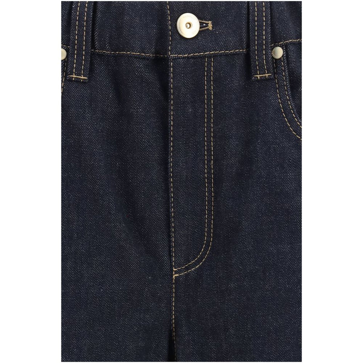 Brunello Cucinelli Blue Cotton Jeans Denim