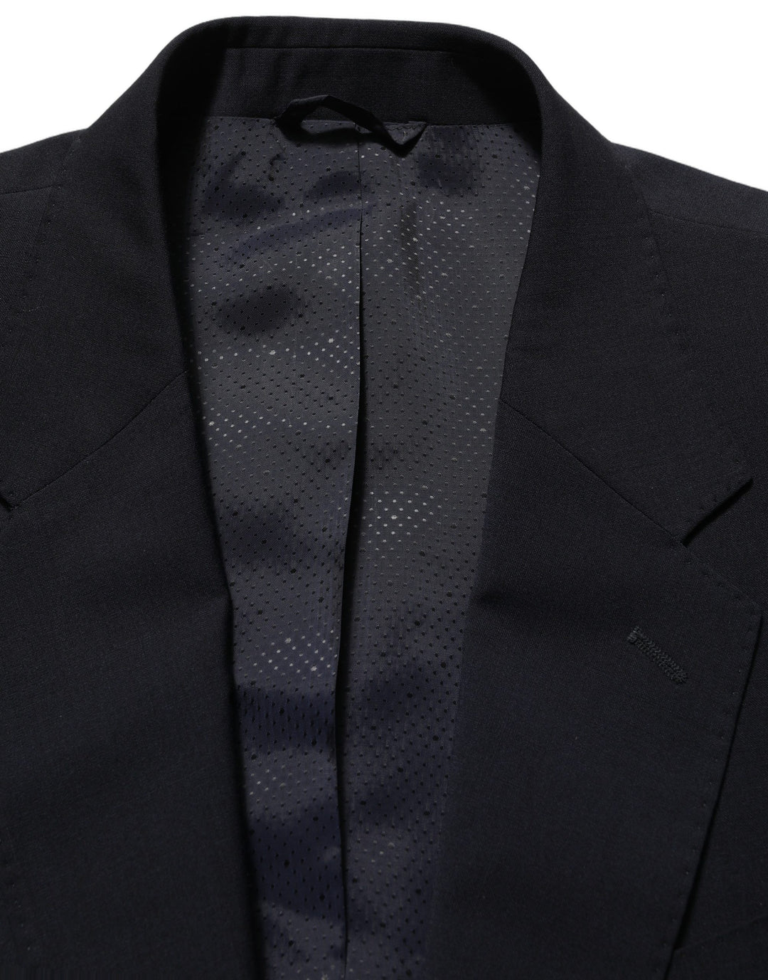 Dolce & Gabbana Black Wool Single Breasted Men Blazer Jacket