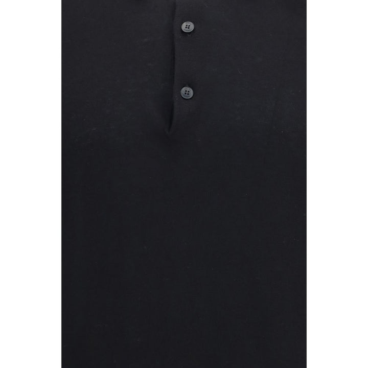 Premiata Black Cotton Polo Shirt
