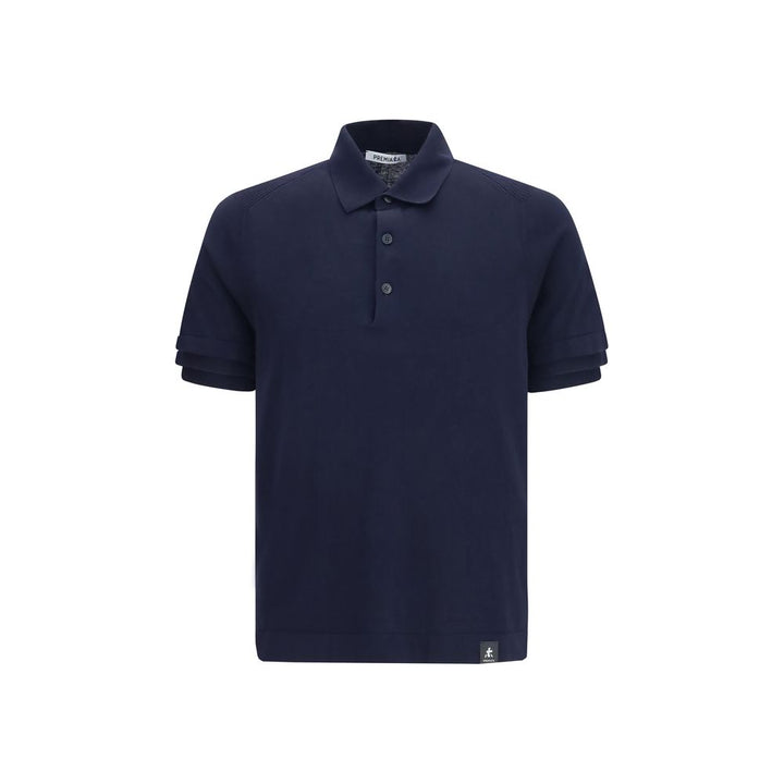 Premiata Blue Cotton Polo Shirt