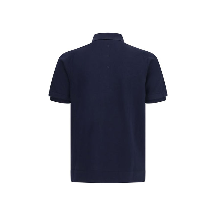 Premiata Blue Cotton Polo Shirt