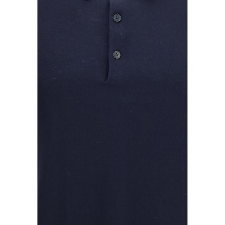 Premiata Blue Cotton Polo Shirt