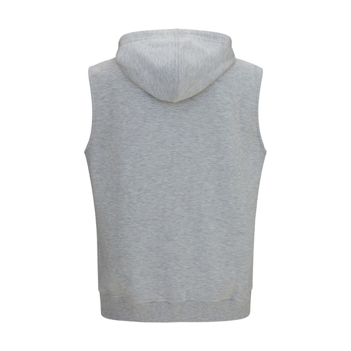 Brunello Cucinelli Gray Cotton Sweatshirt