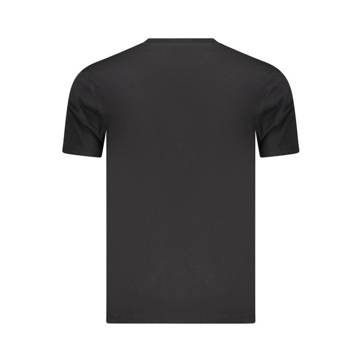 Marina Militare Black Cotton Men's T-Shirt