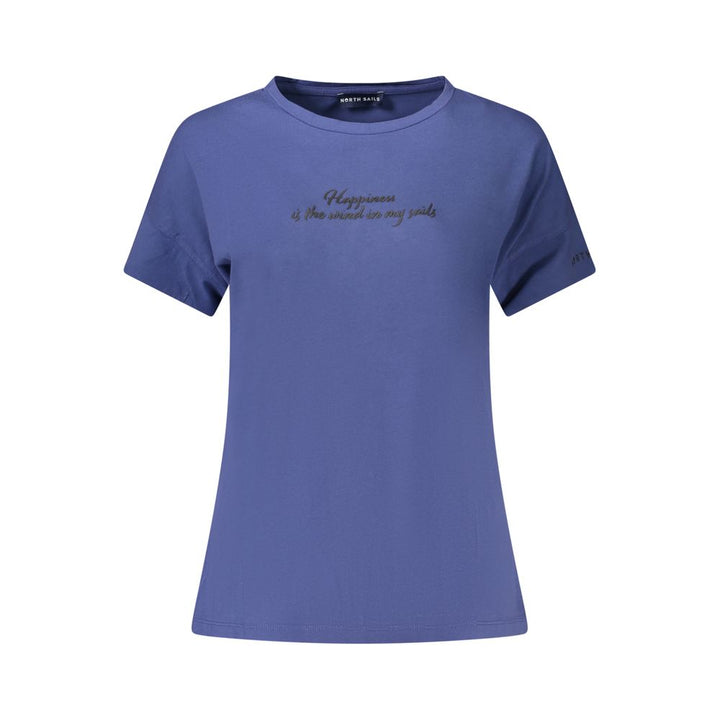 North Sails Blue Cotton Women T-Shirt