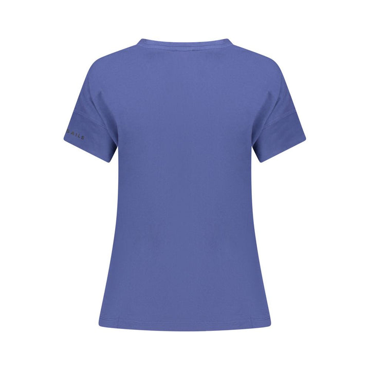 North Sails Blue Cotton Women T-Shirt