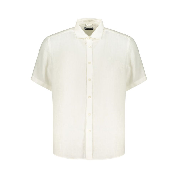North Sails White Linen Men's Shirt
